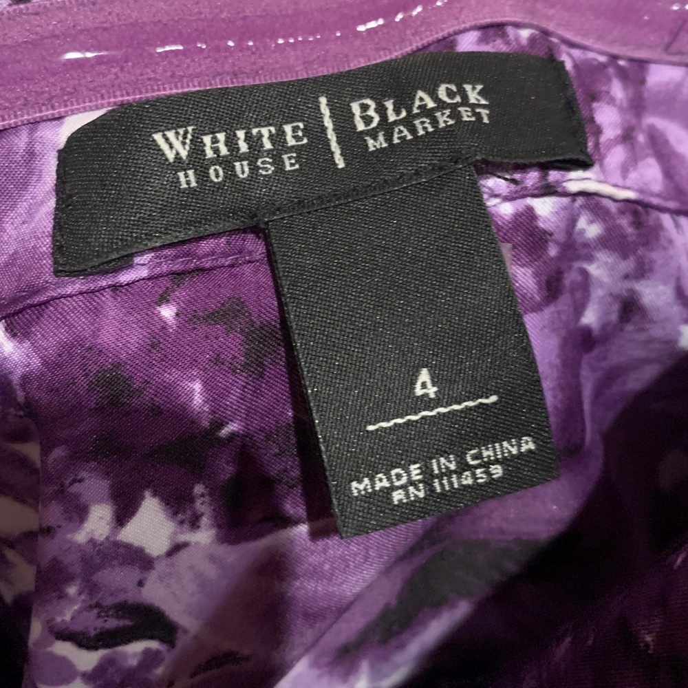 WHBM Strapless Ruffled Midi Dress - Picture 5 of 6
